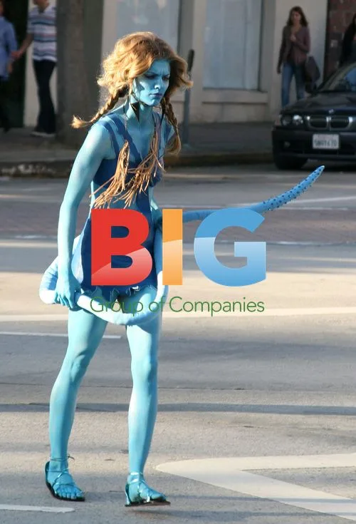 AnnaLynne McCord as 'Avatar' on 90210 Set