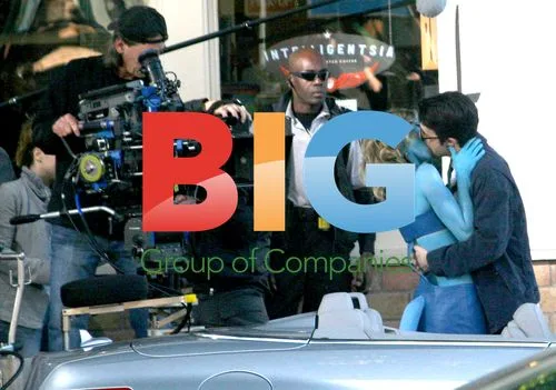 AnnaLynne McCord as Blue Avatar on 90210 Set