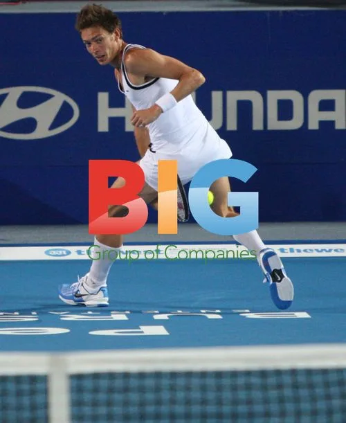 Kristina Mladenovic & Nicolas Mahut at Hopman Cup