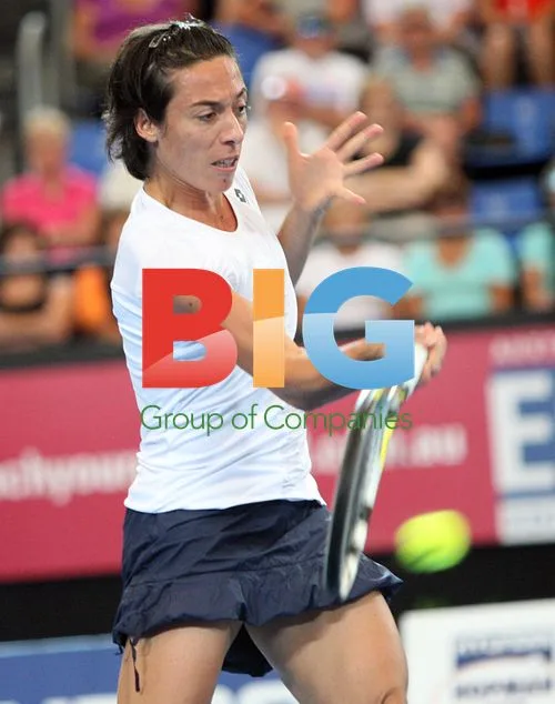 Kristina Mladenovic vs Francesca Schiavone at Hopman Cup