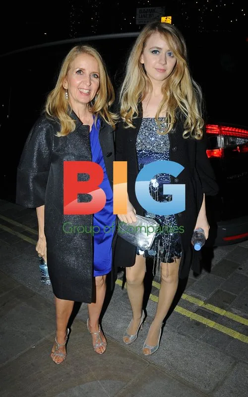 Gillian McKeith and daughter arrive