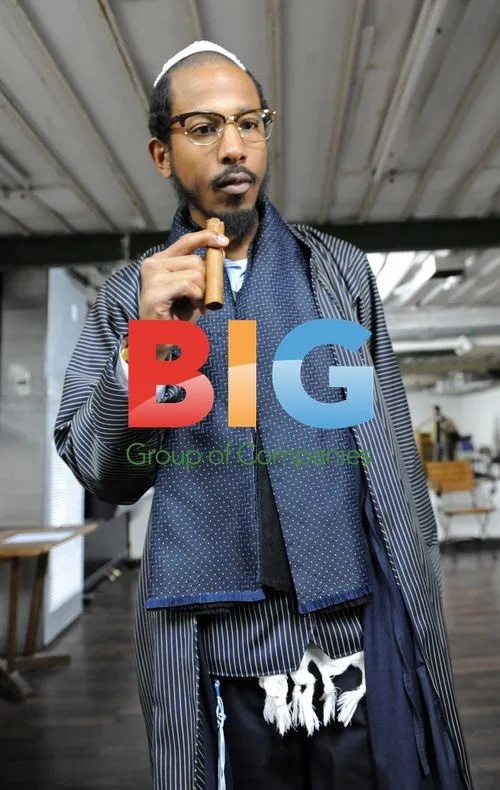 Rapper Shyne at film premiere in Jerusalem