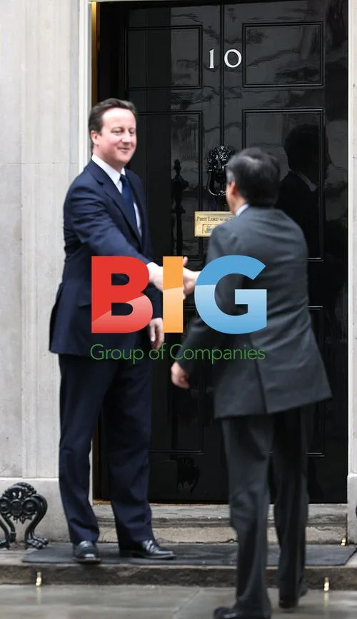 Cameron Meets Fillon at Downing Street