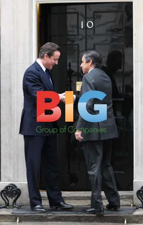 UK PM Cameron Meets French PM Fillon