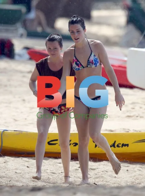 Lucie Jones on Holiday in Caribbean