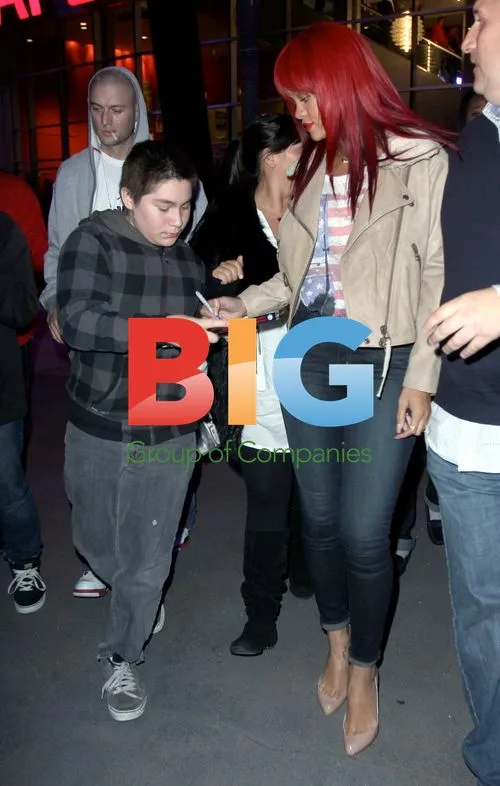 Rihanna Leaving Clippers Game