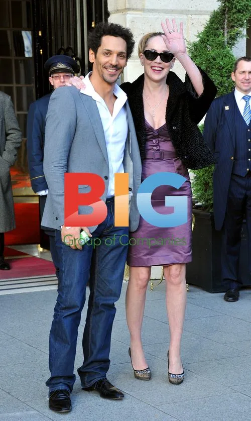 Sharon Stone Promotes 'Largo Winch II' in Paris