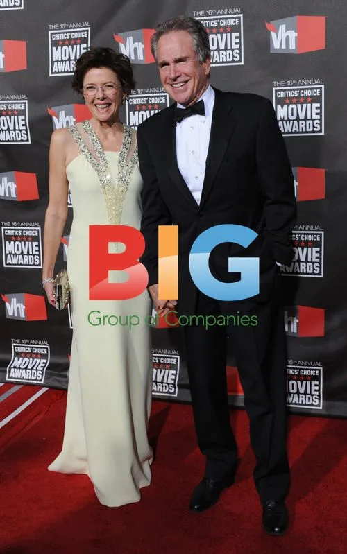 Anette Benning and Warren Beaty at Critics' Choice Movie Awards