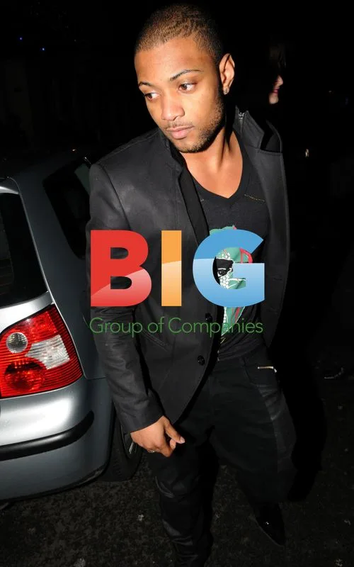 JB Gill and Girlfriend Entering Mayfair Hotel