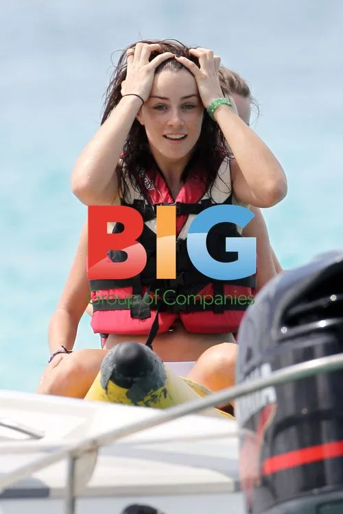 Lucie Jones on the Beach in Barbados