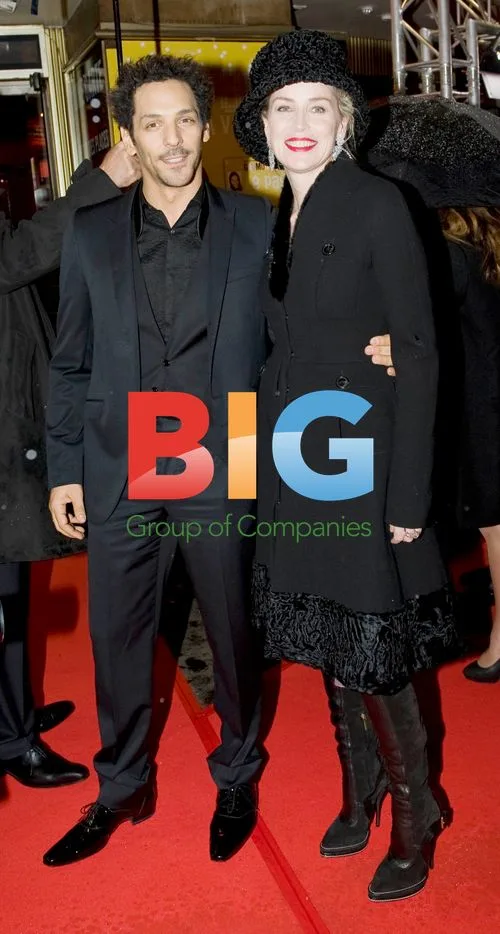 Sharon Stone and Tomer Sisley at "Largo Winch II" Premiere