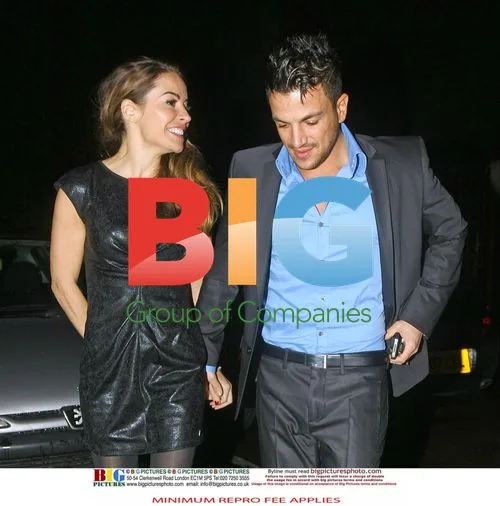 Peter Andre and Elen Rives Dining Out