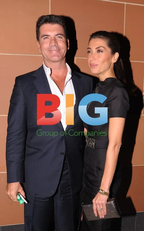 Simon Cowell and Mezhgan Hussainy at Ciprianis