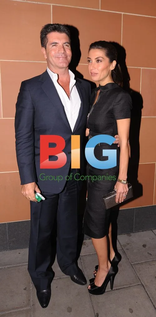 Simon Cowell and Mezhgan Hussainy at Ciprianis