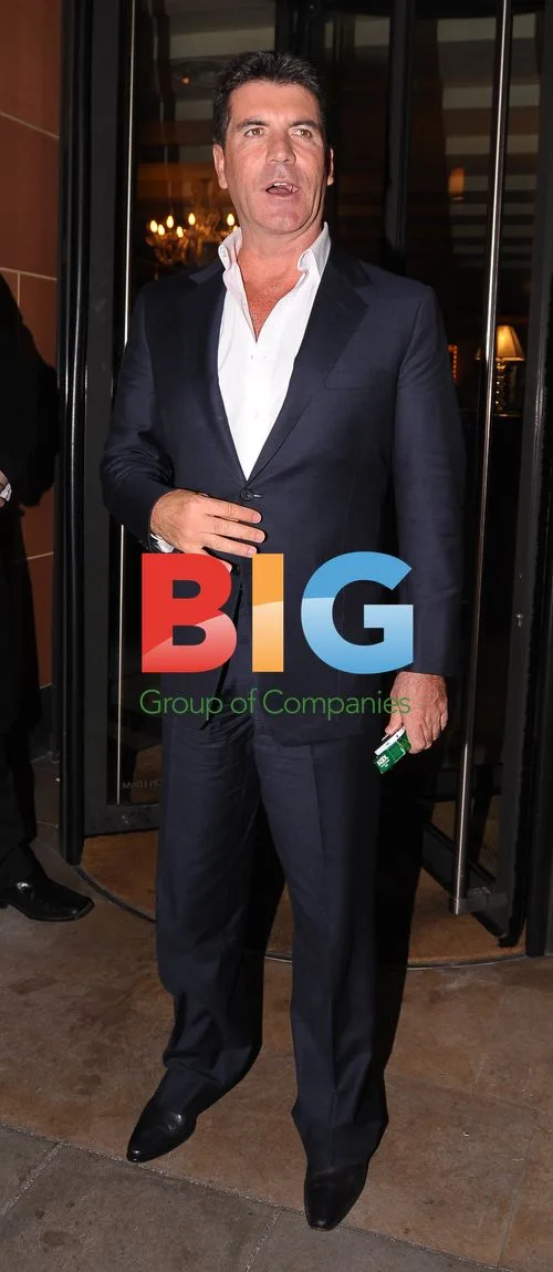 Simon Cowell and Mezhgan Hussainy at Cipriani's