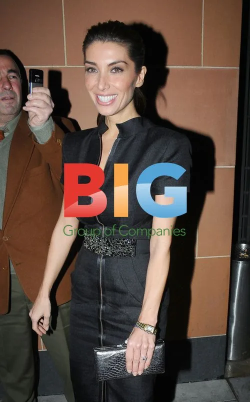 Simon Cowell and Mezhgan Hussainy at Ciprianis