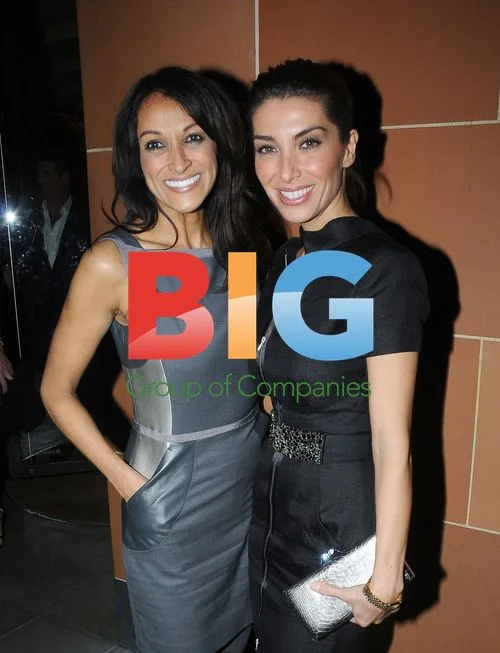 Simon Cowell and Mezhgan Hussainy at Ciprianis, London