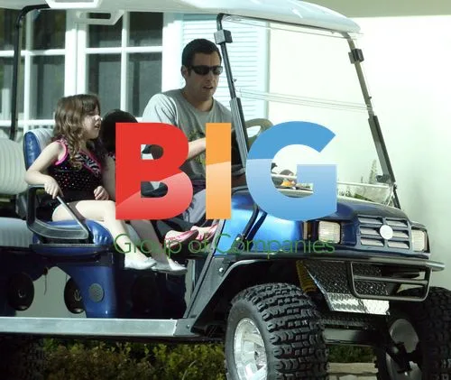 Adam Sandler Spotted with Daughters