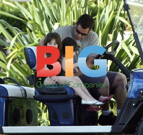 Adam Sandler with Daughters in LA