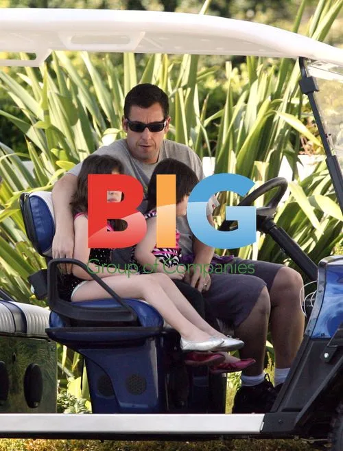 Adam Sandler Drives Daughters in LA