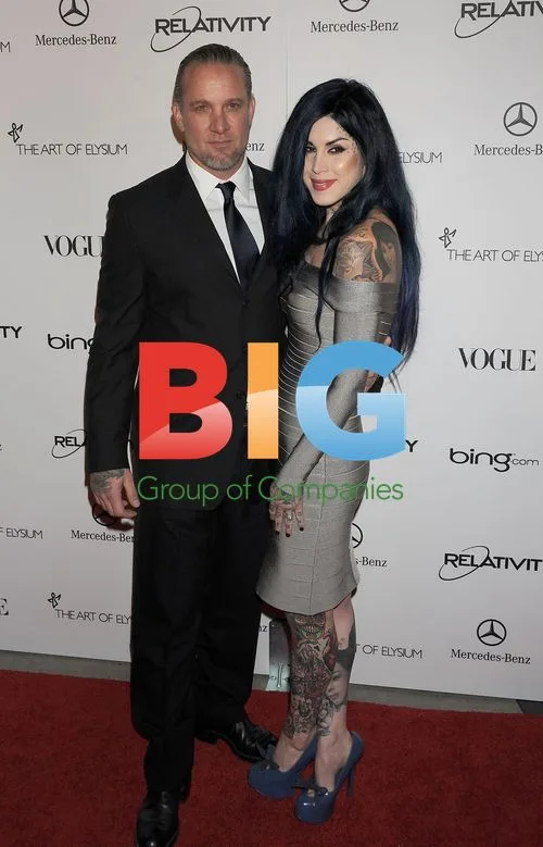 Kat Von D and Jesse James at Charity Gala