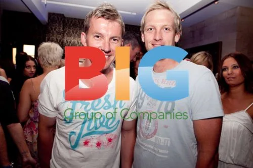 Brett Lee and Cameron White at Cricket Party