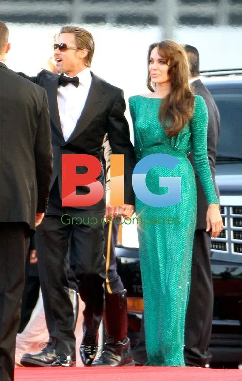 Angelina Jolie and Brad Pitt at Golden Globes