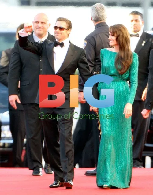 Angelina Jolie and Brad Pitt at Golden Globes