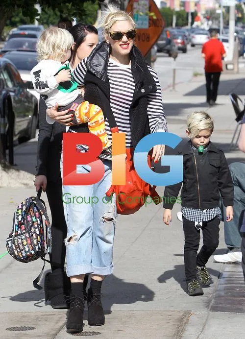 Gwen Stefani & Gavin Rossdale with Kids