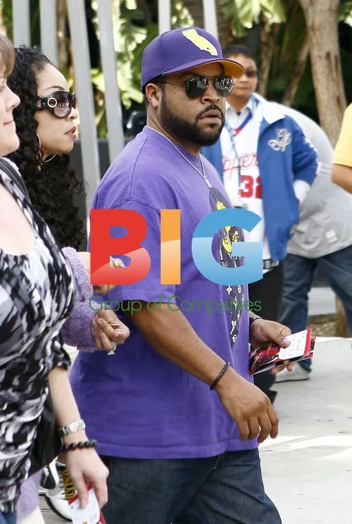 Ice Cube at Lakers Game