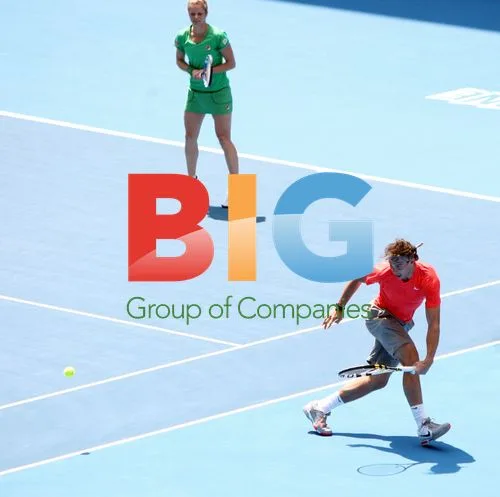Kim Clisters and Rafael Nadal Tennis Charity Game