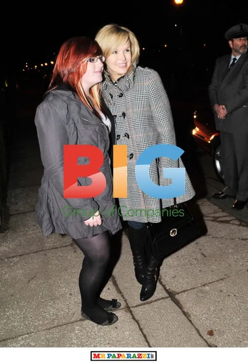 Amanda Holden Arriving at Hotel