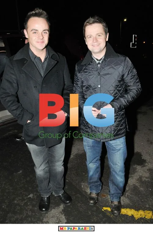 Ant and Dec Arrive at Hotel After 'Britain's Got Talent'
