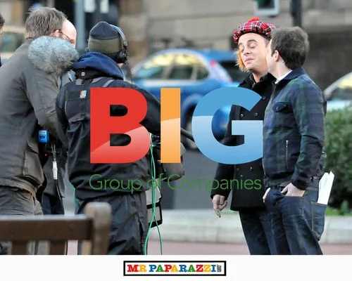 Ant and Dec filming 'Britians Got Talent' in Glasgow