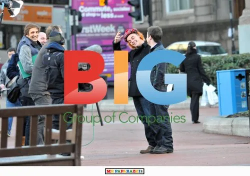 Ant and Dec Filming 'Britians Got Talent' in Glasgow