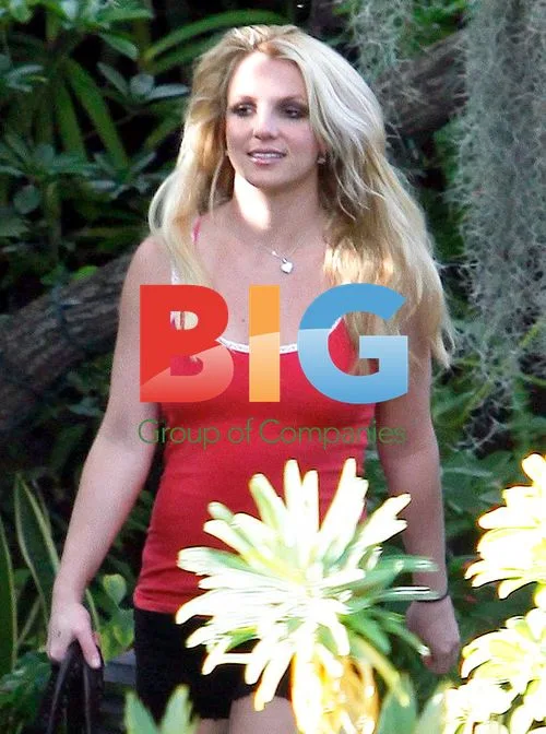 Britney Spears and Jason Trawick at Conway Studios