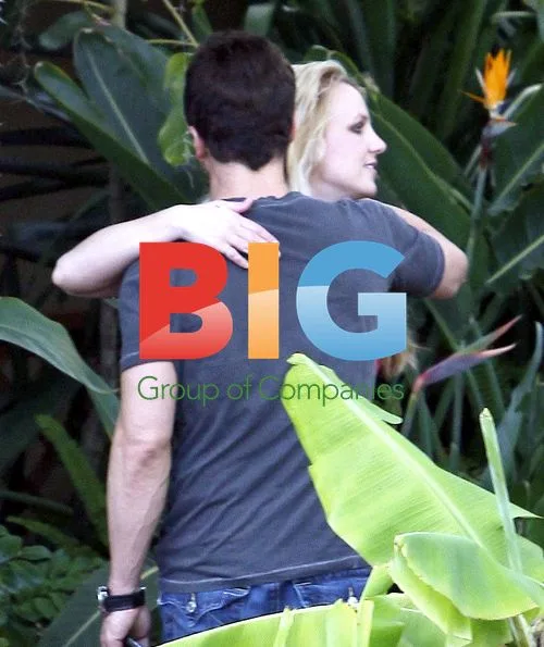 Britney Spears and Jason Trawick at Studios
