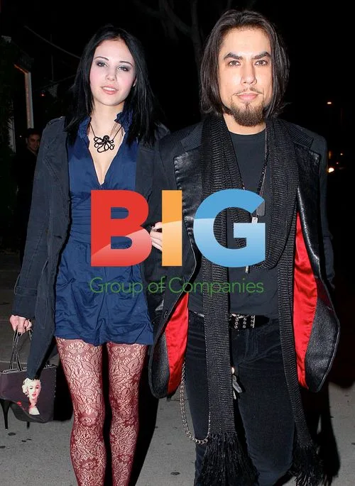 Dave Navarro & Companion Leaving Koi