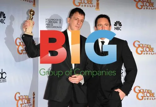 Trent Reznor and Atticus Ross at Golden Globes