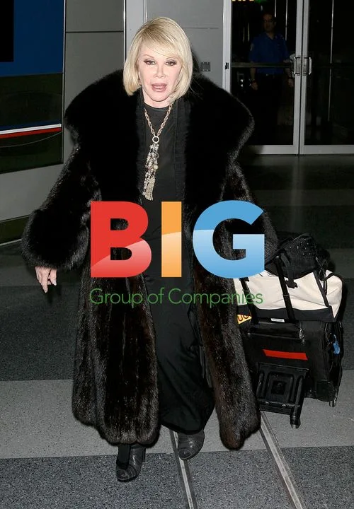 Joan Rivers and Melissa at JFK