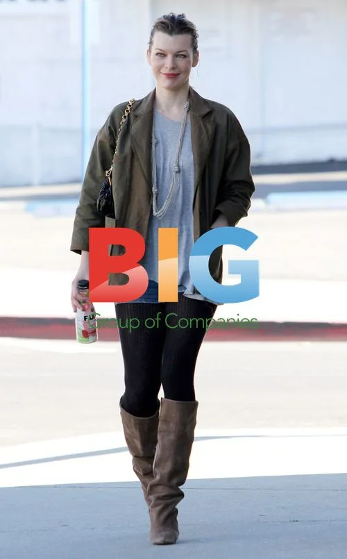 Milla Jovovich Spotted in Beverly Hills