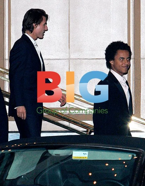Tom Cruise and son Connor in Hollywood