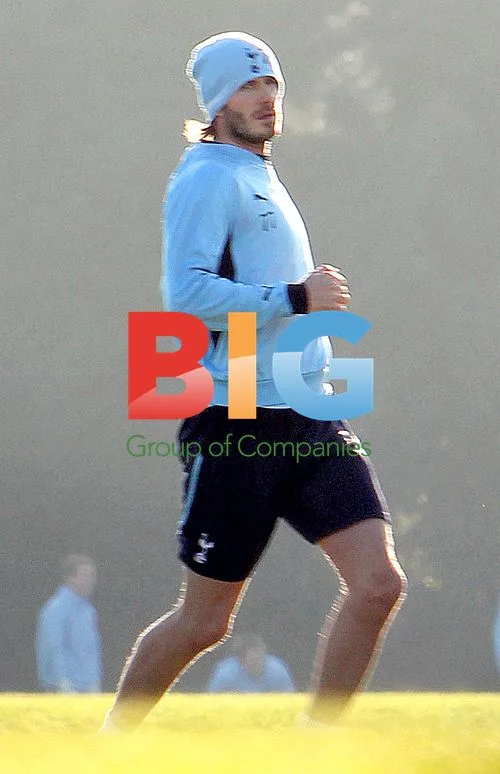 Footballers at Tottenham Training Ground