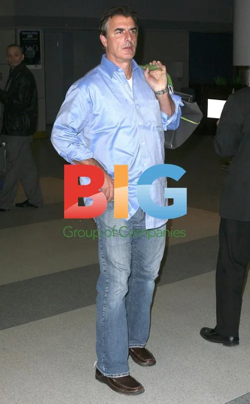 Chris Noth at JFK Airport