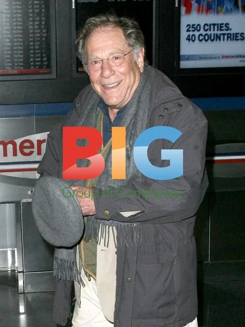 George Segal at JFK Airport