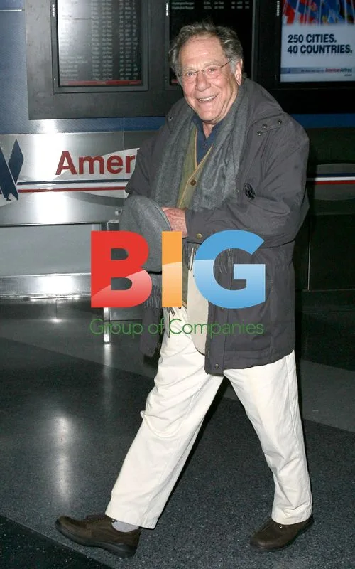 George Segal Arrives at JFK Airport