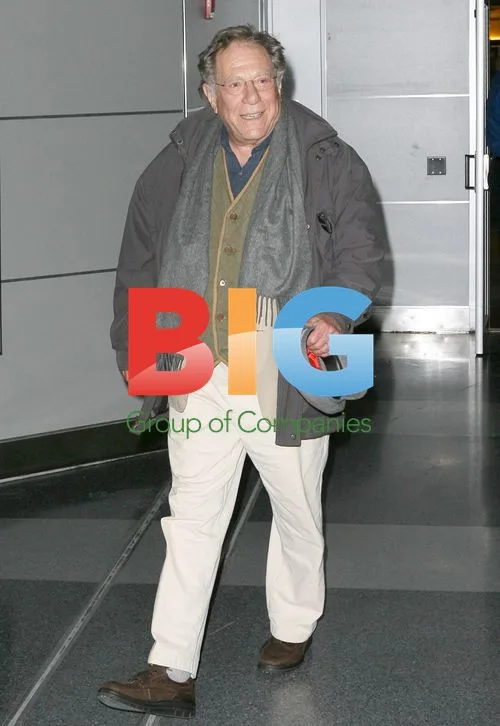 George Segal at JFK Airport