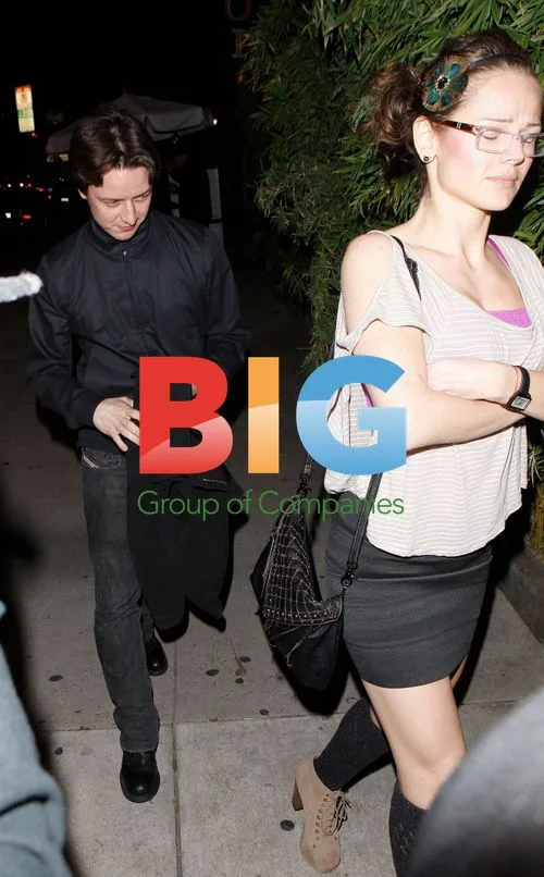 James McAvoy at Koi Restaurant in West Hollywood