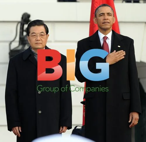 U.S. and Chinese Presidents at Arrival Ceremony