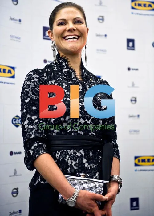 Victoria, Crown Princess of Sweden, at Swedish reception